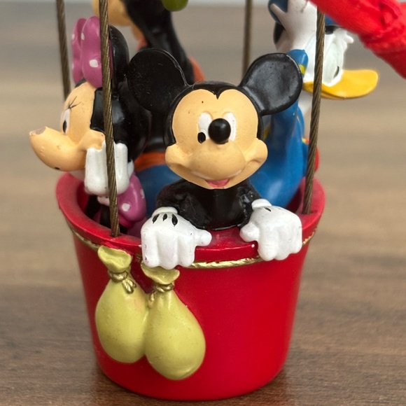 Disney Store MICKEY MOUSE HOT AIR BALLOON Friends Christmas Sketchbook Ornament - Picture 4 of 11